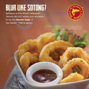 Featured image for (EXPIRED) Manhattan Fish Market Free Fried Calamari Coupon (Mon-Wed) 1 – 10 Sep 2014