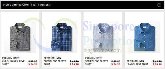 Mens Limited Offers Till 11 Aug