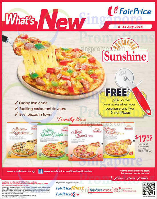 NTUC Fairprice Sunshine Offer 8 Aug 2014