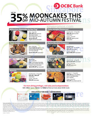 Featured image for OCBC Up To 35% OFF Mooncakes Offers 6 Aug – 8 Sep 2014