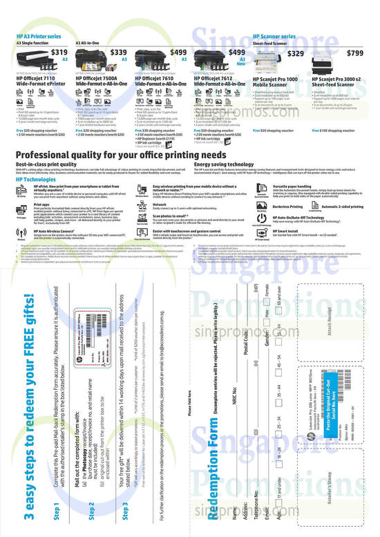 Printers, Scanners, Officejet, Scanjet, HP Technologies