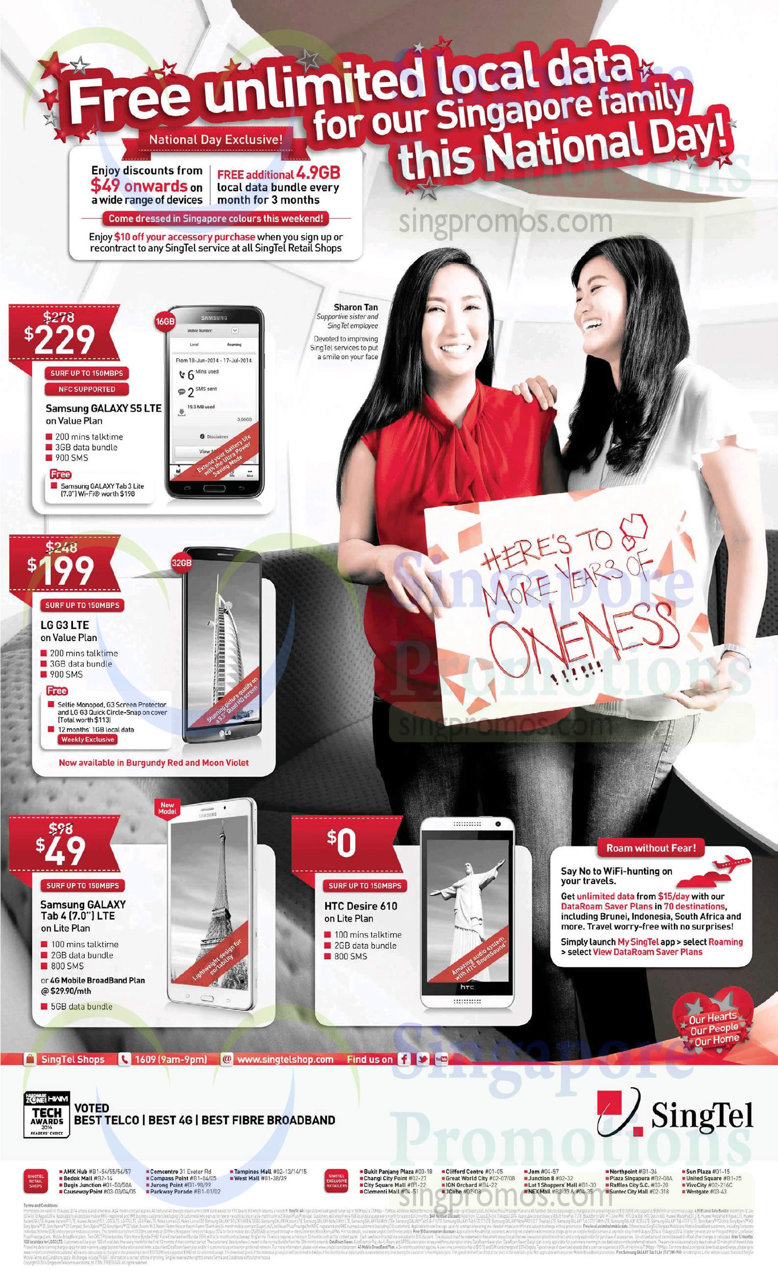 Featured image for Singtel Smartphones, Tablets, Home / Mobile Broadband & Mio TV Offers 9 - 15 Aug 2014