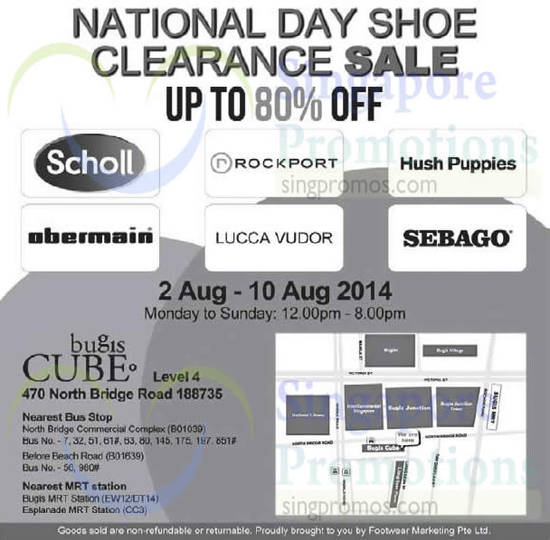 Shoe Clearance Sale 2 Aug 2014