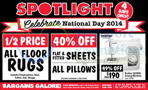 Featured image for (EXPIRED) Spotlight National Day Promotions 8 – 11 Aug 2014