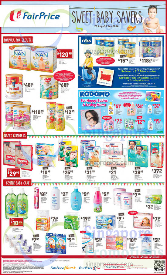 Sweet Baby Savers Formula For Growth, Nappy Comforts, Gentle Baby Care, Huggies, Abott, Gerber, Kodomo, Johnsons