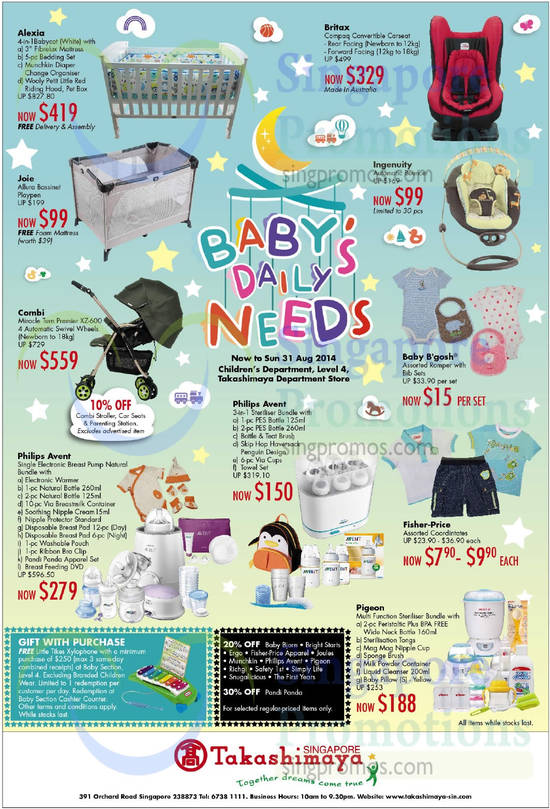 Takashimaya Baby Fair 22 Aug 2014