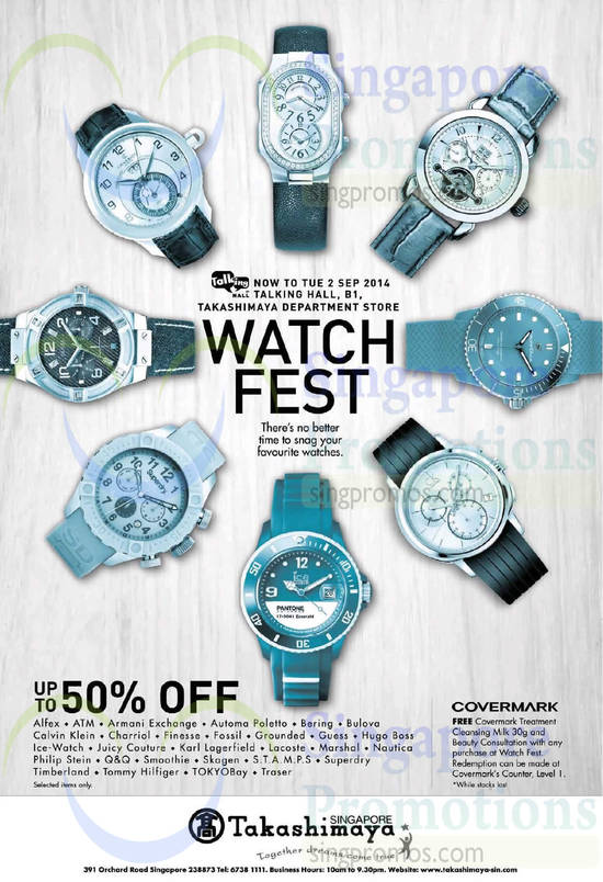 Takashimaya Watch Fest 21 Aug 2014