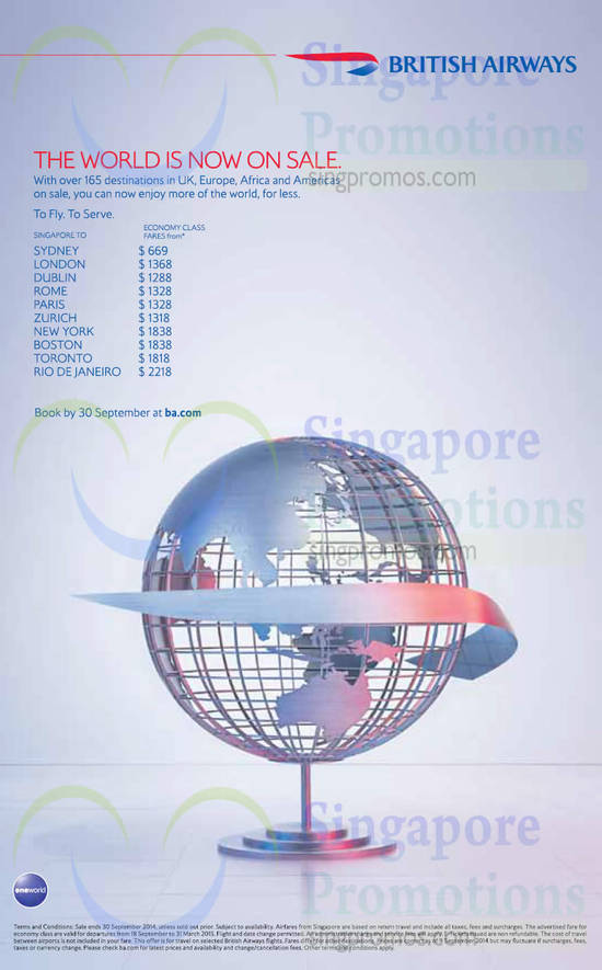British Airways 25 Sep 2014