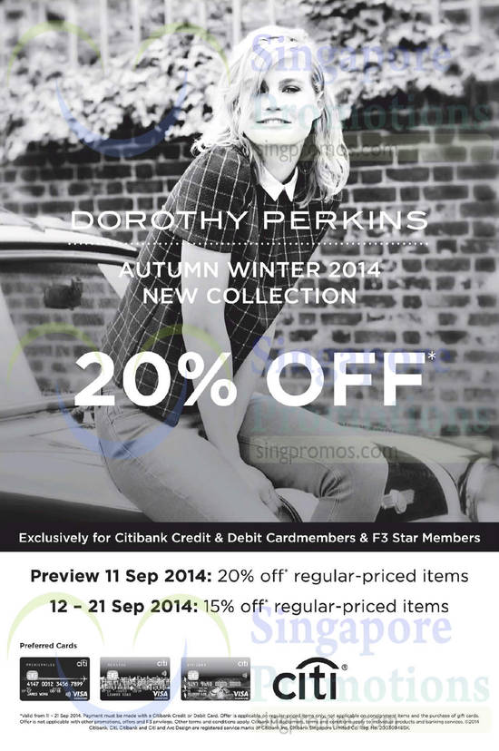 Dorothy Perkins 11 Sep 2014