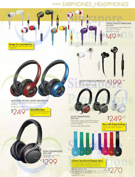 Earphones, Headphones, Philips, Sony, Beats