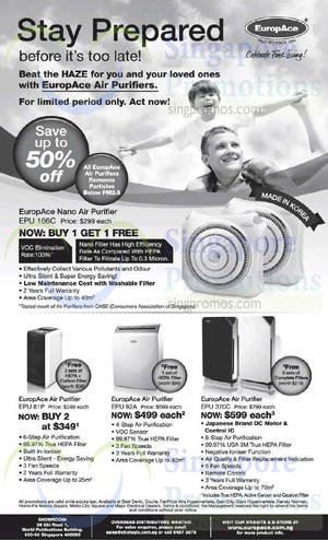 Featured image for Europace Air Purifier Offers 25 Sep 2014