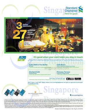 Featured image for Millenium & Copthorne Intl One Dines Free For Standard Chartered Cardmembers 17 Sep – 30 Nov 2014