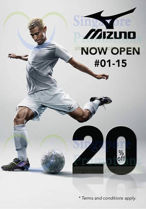 Featured image for (EXPIRED) Mizuno 20% OFF Opening Promotion @ Velocity Novena Square 20 Sep 2014