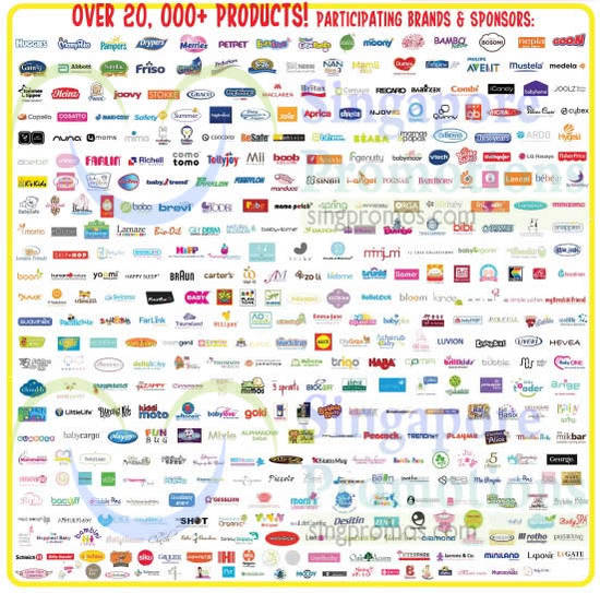 Over 20000 Products, Participating Brands, Sponsors