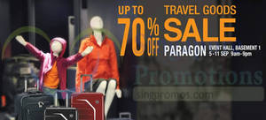 Featured image for (EXPIRED) Planet Traveller Travel Goods Sale @ Paragon 5 – 11 Sep 2014