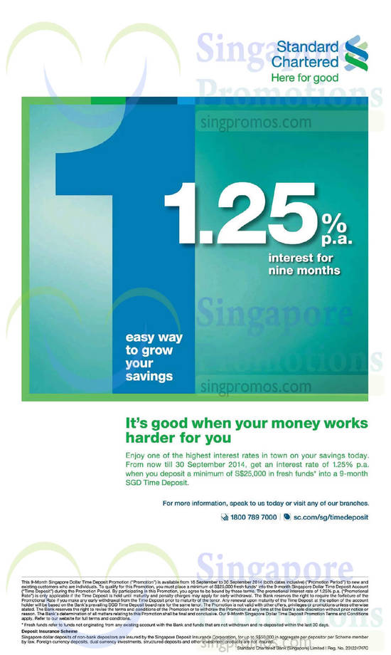 Standard Chartered Interest Info 17 Sep 2014