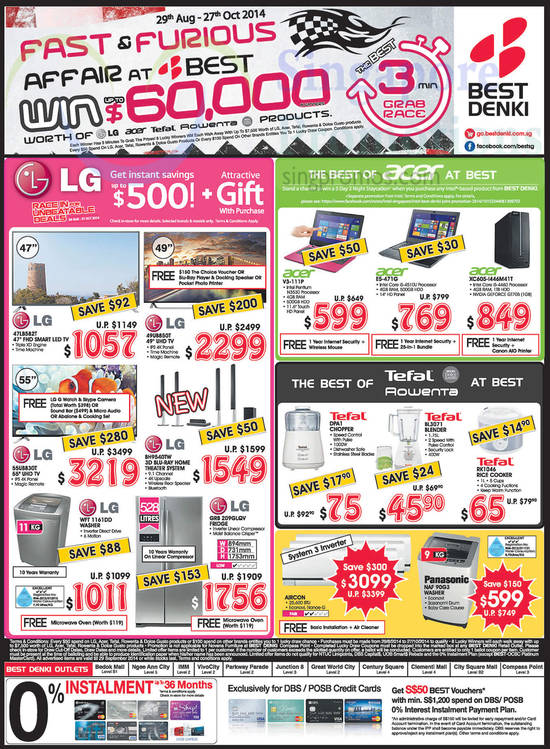 TVs, Home Appliances, Notebooks, Kitchen Appliances, Tefal, Rowenta, LG, Acer, Nescafe, Panasonic