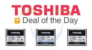Featured image for Toshiba Up To 60% OFF Compact Flash Memory Cards 24hr Promo 25 – 26 Sep 2014