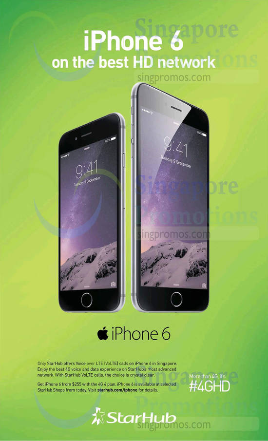 VoLTE on Apple iPhone 6, Apple iPhone 6 Plus