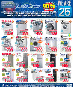 Featured image for (EXPIRED) Audio House Electronics, TV, Notebooks & Appliances Offers 26 Sep – 8 Oct 2014