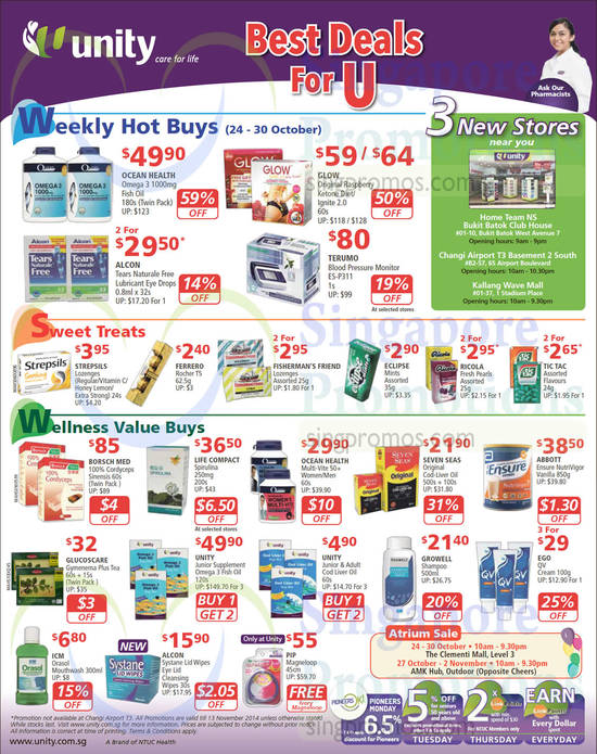 24 Oct Weekly Hot Buys, Sweet Treats, Wellness Value Buys, Life Compact, Ocean Health, Abbott, Seven Seas