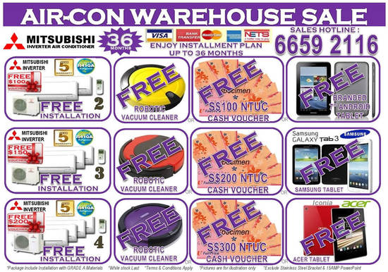 Air-Con Warehouse Sale