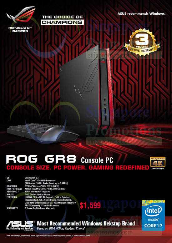 Asus ROG-GR8 Desktop PC