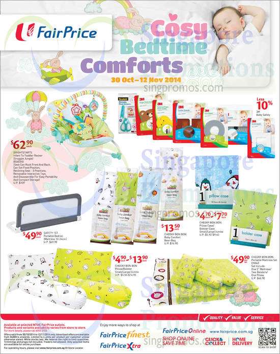 Baby Bedtime, Safety Products, Mattress Sets, Rockers, Brightstarts, Cheeky Bon Bon, Safety 1st