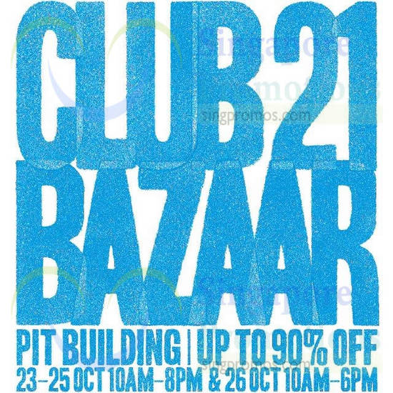 Club 21 Bazaar Event Details