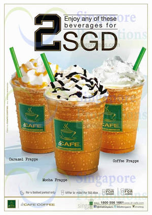 Featured image for (EXPIRED) DrCafe Coffee $2 Frappes Promo 18 – 23 Oct 2014