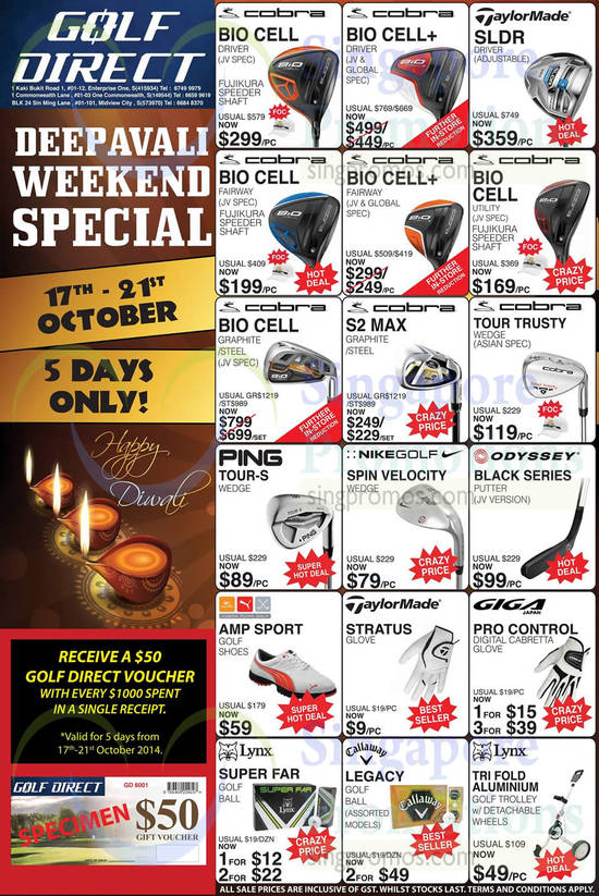 Golf Direct 17 Oct 2014