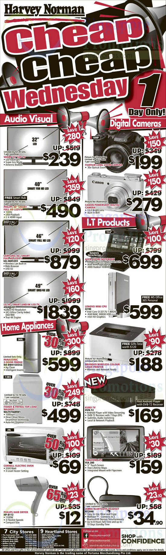 Harvey Norman 22 Oct 2014