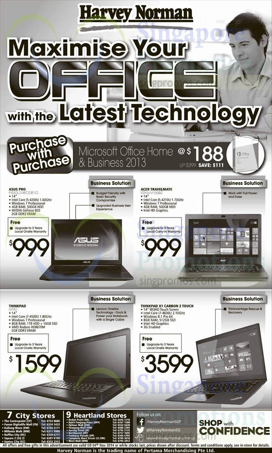 Harvey Norman 29 Oct 2014