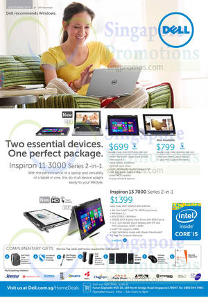 Featured image for Dell Notebooks, Desktop PCs & Monitors Offers 1 – 26 Nov 2014