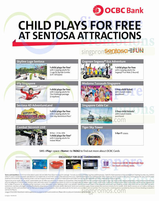 OCBC Sentosa Offers 31 Oct 2014