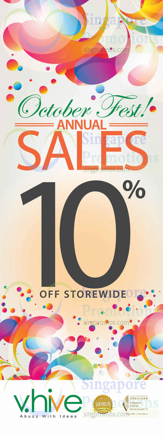 October Fest 10 Percent Off Storewide