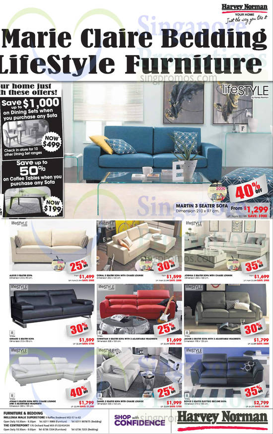 Sofa Sets, lifeSTYLE by Harvey Norman