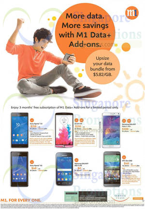 Featured image for (EXPIRED) M1 Smartphones, Tablets & Home/Mobile Broadband Offers 25 – 31 Oct 2014