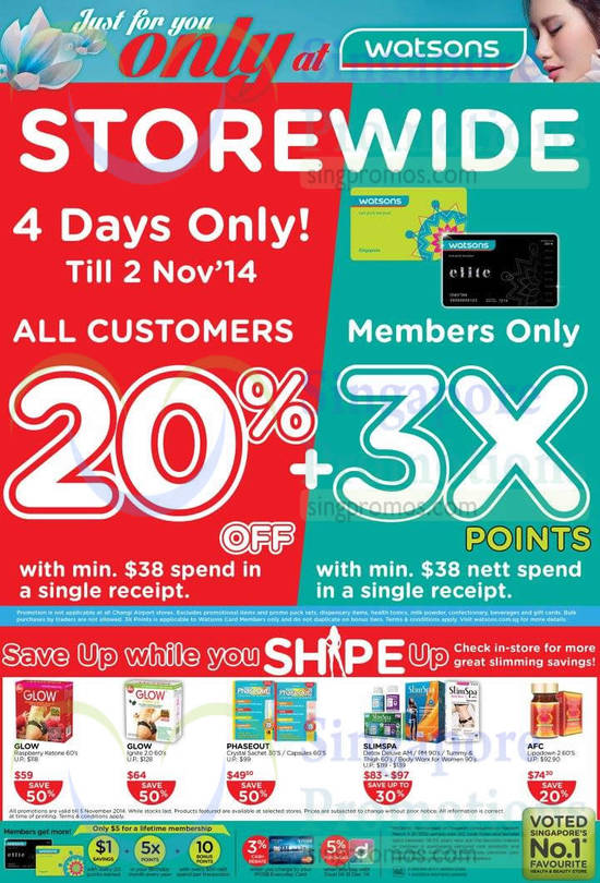 Storewide 20 Percent Off