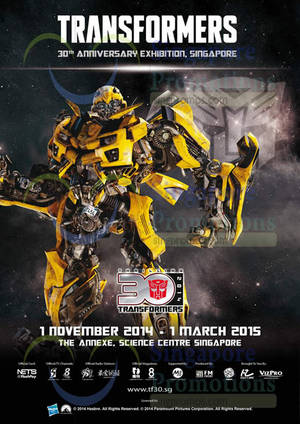 Featured image for Transformers 30th Anniversary Exhibition @ Science Centre 1 Nov 2014 – 1 Mar 2015