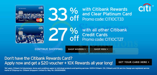 Zalora Up To 33 Off Coupon Codes For Citibank Cardmembers 2 31 Oct 2014