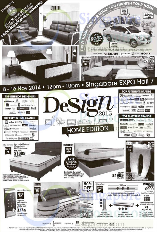 13 Nov Top Interior Designers, Furniture Brands, Mattress Brands, Furnishing Brands