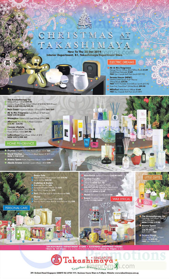 28 Nov Home, Car Fragrances, Wax, Little Gifts, Electric Dreams, Woodwick, Yankee, Grace Cole, Rain Coast, Serene House