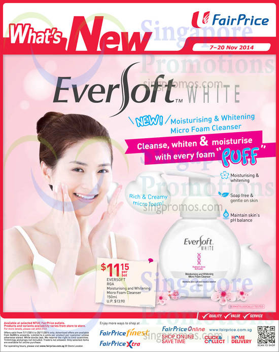 7 Nov Eversoft RGA Moisturising Microfoam Cleanser