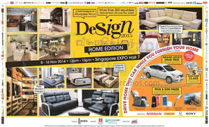 Featured image for (EXPIRED) Design 2015 Home Edition @ Singapore Expo 8 – 16 Nov 2014