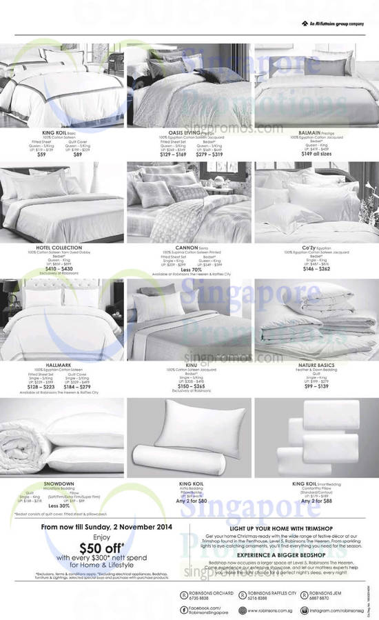 Bed Sets, Quilt Covers, Kinu, Cannon, Oasis Living, Nature Basics