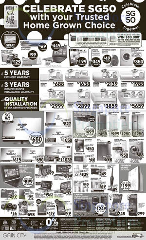 Featured image for Gain City Electronics, TVs, Washers, Digital Cameras & Other Offers 22 Nov 2014