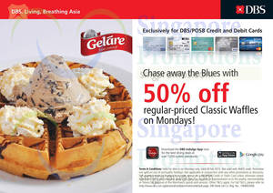 Featured image for Gelare 50% OFF Waffles For DBS/POSB Cardmembers (Mondays) 17 Nov 2014 – 23 Feb 2015