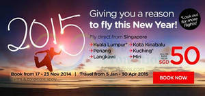 Featured image for (EXPIRED) Air Asia From $50 (all-in) Promo Air Fares 17 – 23 Nov 2014