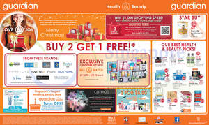 Featured image for (EXPIRED) Guardian Buy 2 Get 1 Free & Christmas Gift Sets Promo Offers 20 – 26 Nov 2014